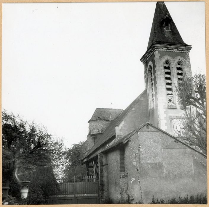 clocher, élévation ouest