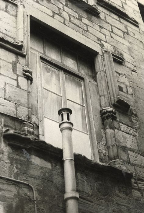 façade est, détail d’une baie