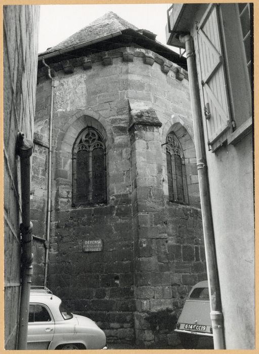 chevet, vue partielle