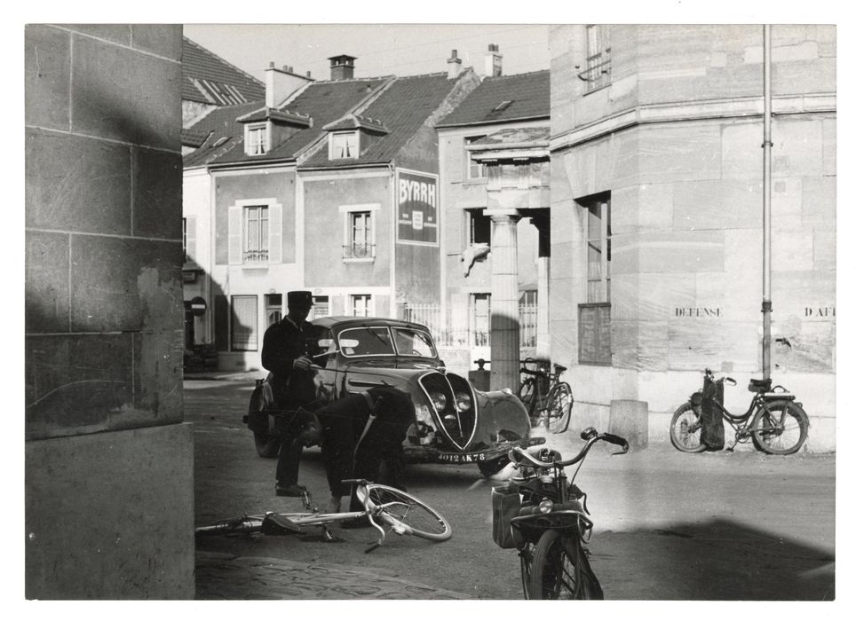 accident de bicyclette à proximité du pavillon