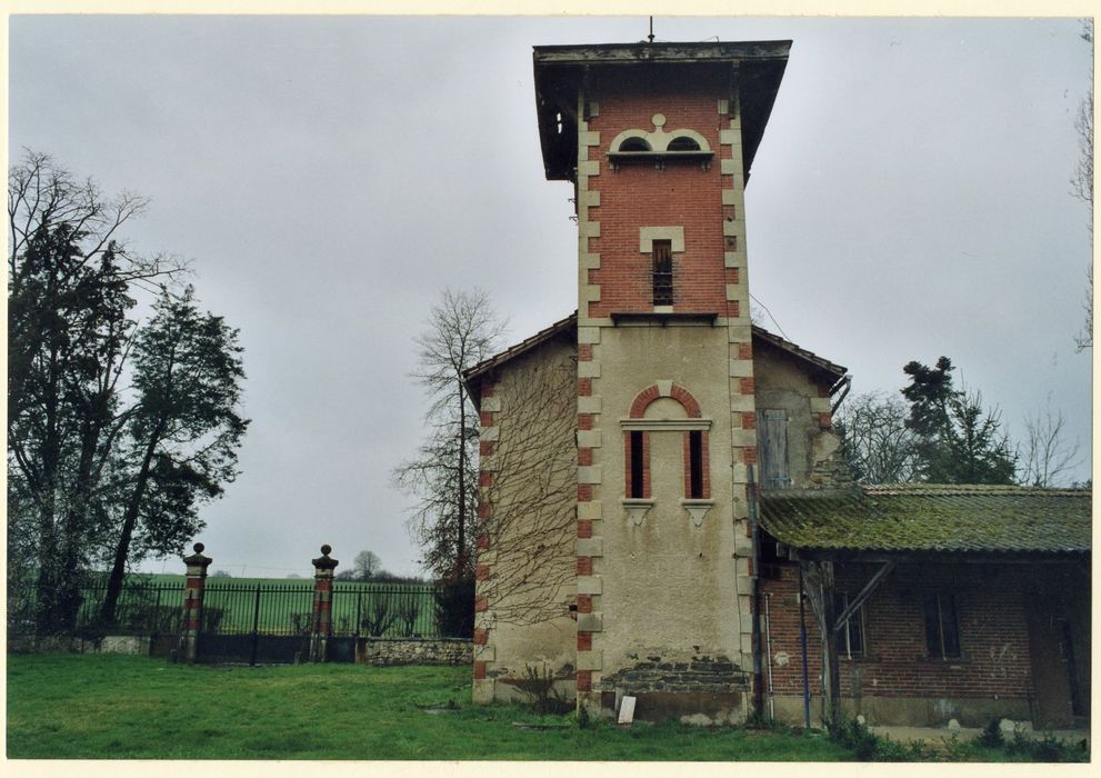 ferme, façade est