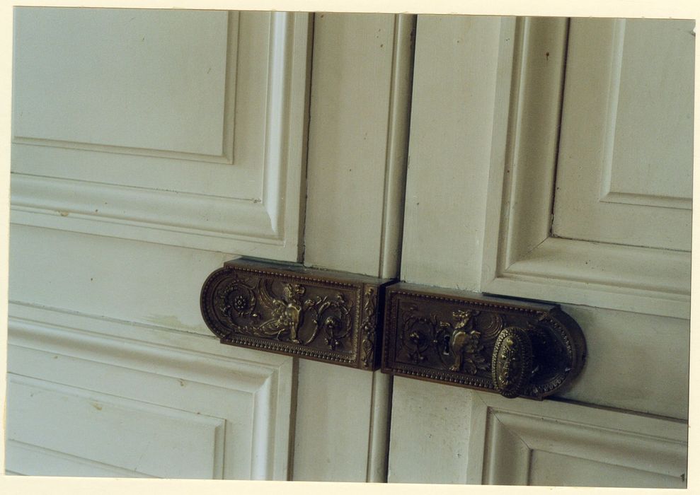 1er étage, chambre, détail d’une poignée de porte