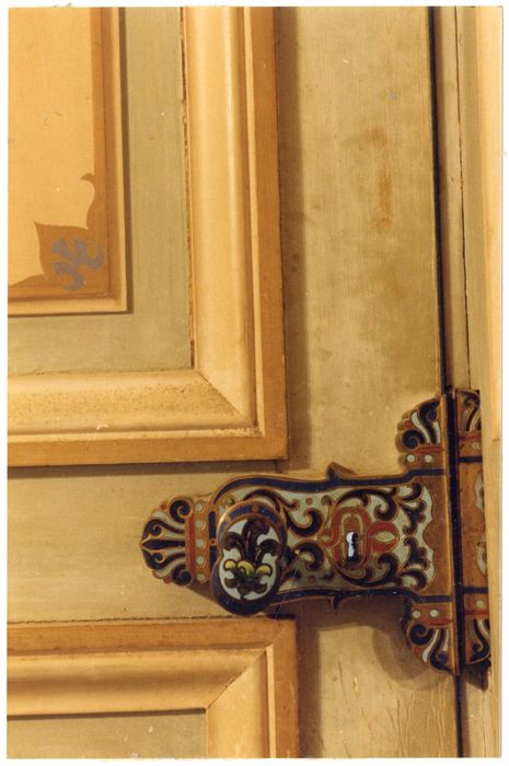 1er étage, chambre, détail d’une poignée de porte