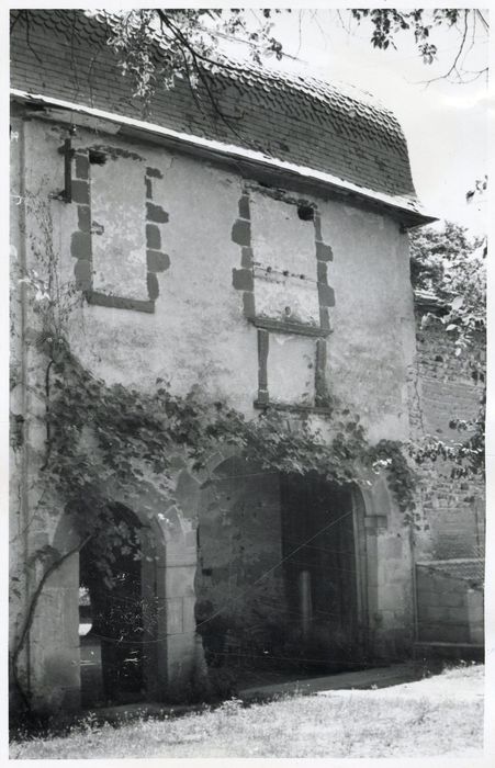 porterie, élévation sud-ouest