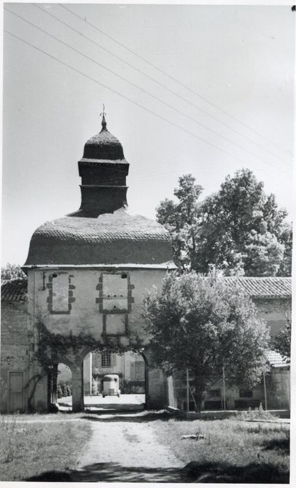 porterie, élévation sud-ouest