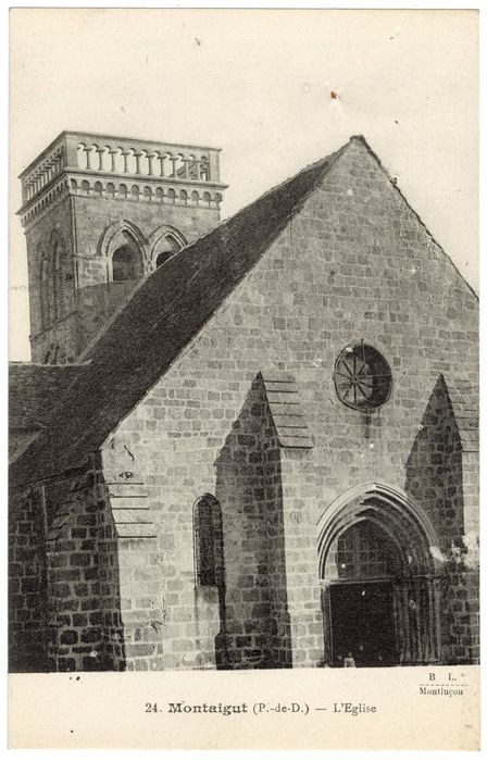 façade ouest, vue partielle