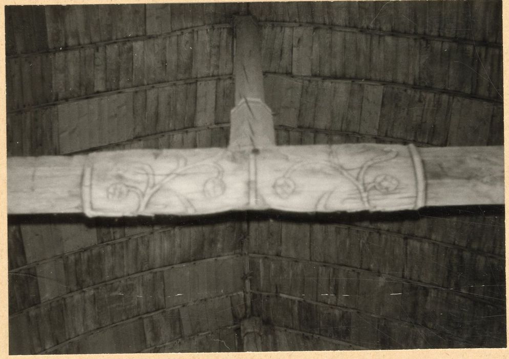 nef, détail de la charpente