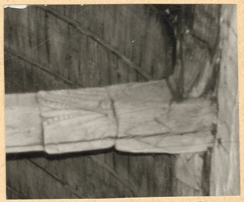 nef, détail de la charpente