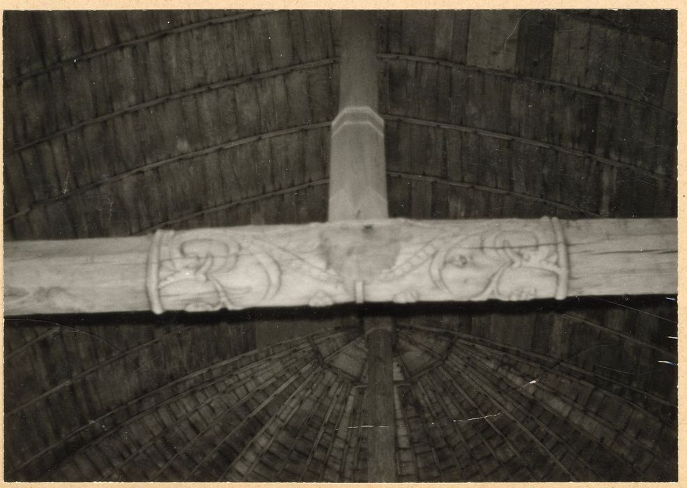 choeur, détail de la charpente