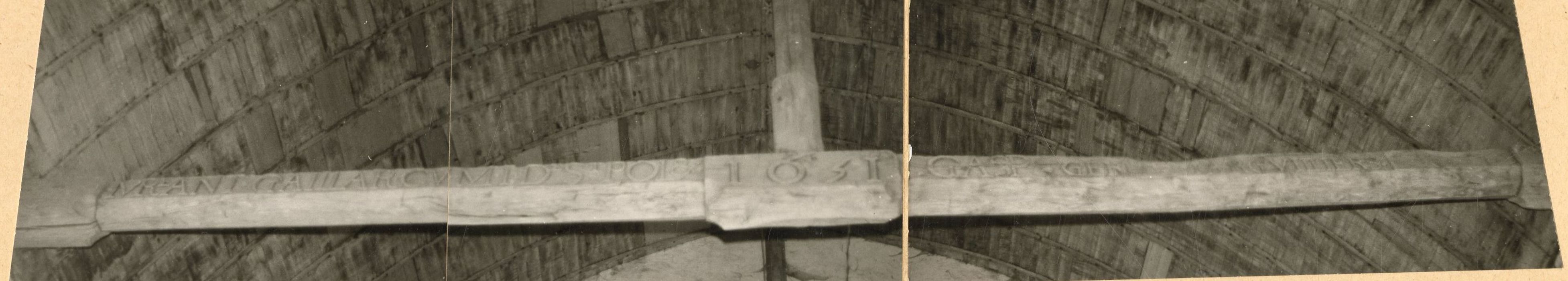 nef, détail de la charpente