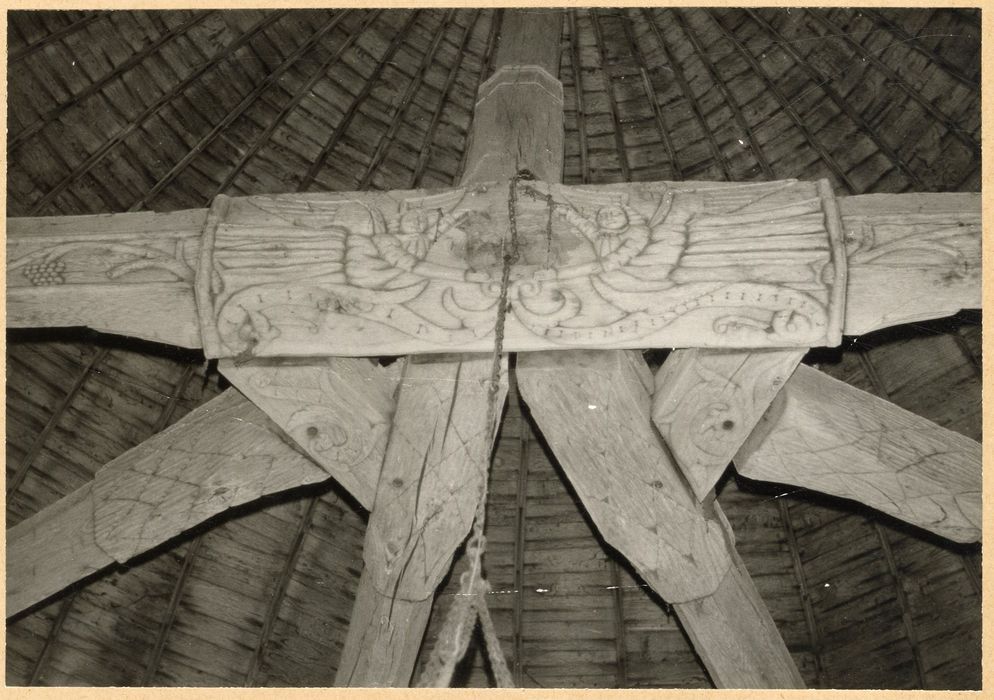 choeur, détail de la charpente