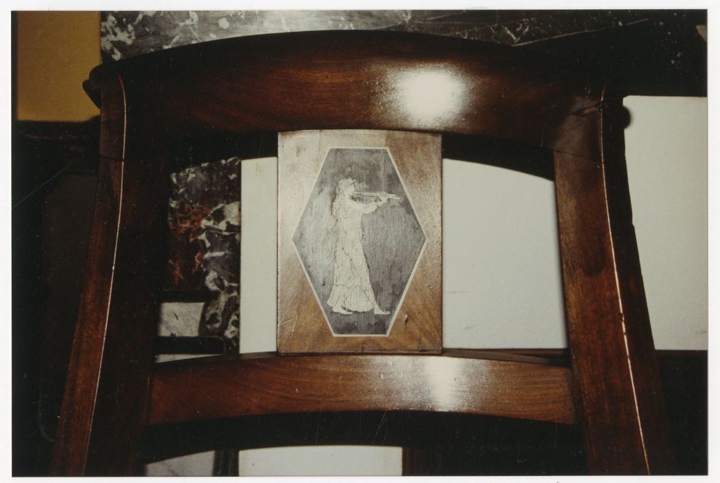 chaise de la salle à manger, détail