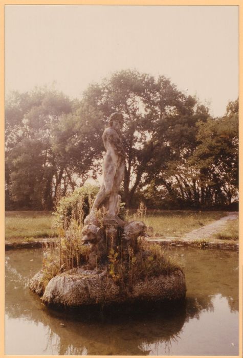 statue du parc : Neptune