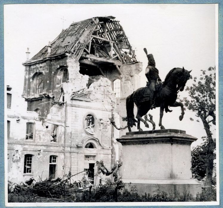 vue générale des vestiges de la chapelle