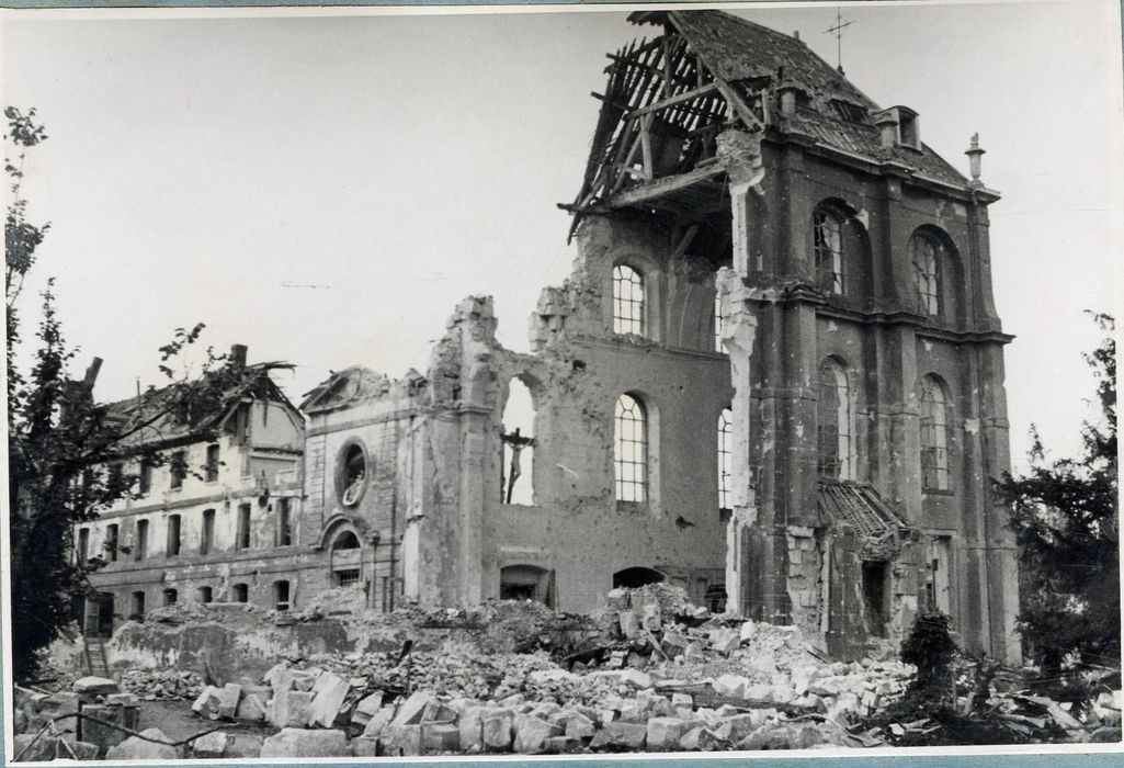 vue générale des vestiges de la chapelle