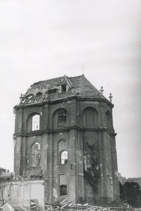 vue générale des vestiges de la chapelle