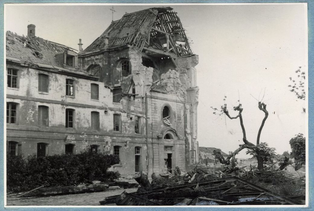 vue générale des vestiges de la chapelle