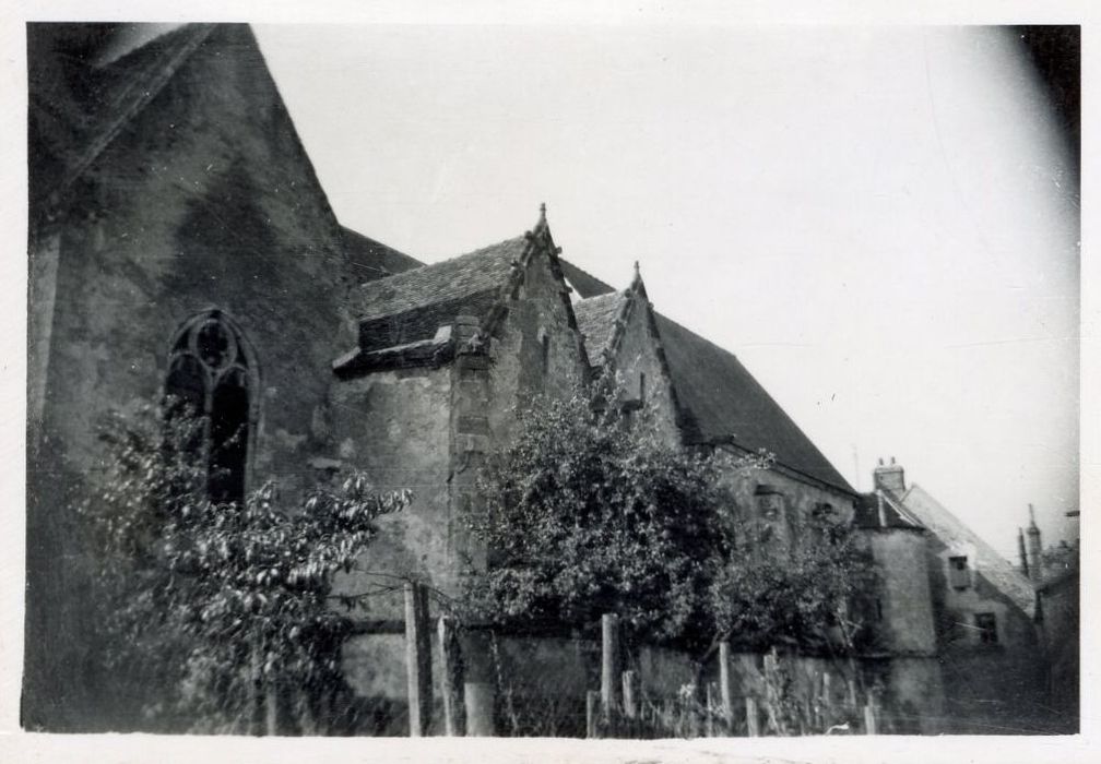 façade latérale nord, vue partielle