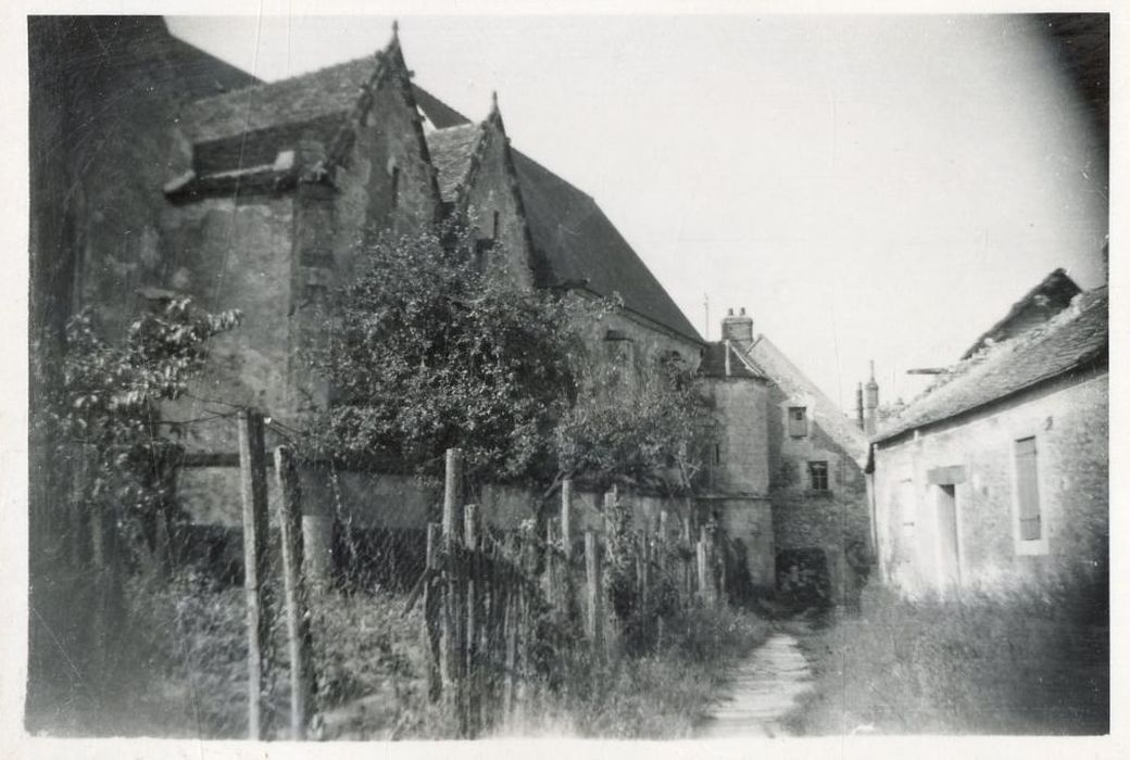 façade latérale nord, vue partielle