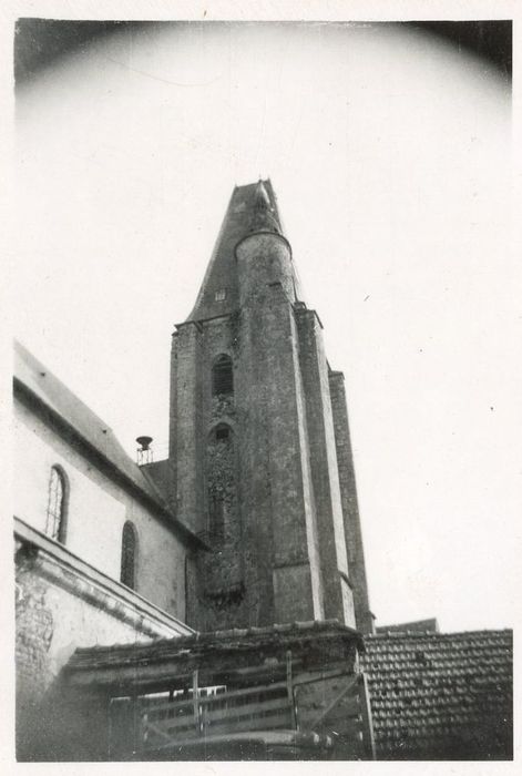 clocher, élévation ouest