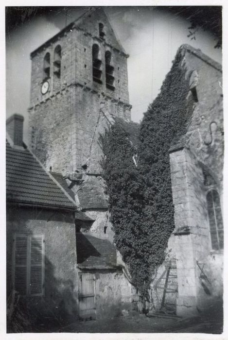 clocher, élévations sud et est
