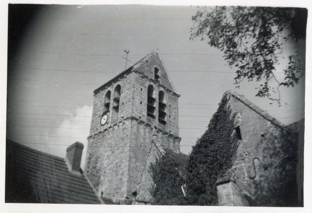 clocher, élévations sud et est