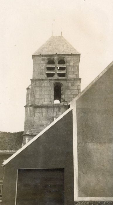 clocher, élévation ouest