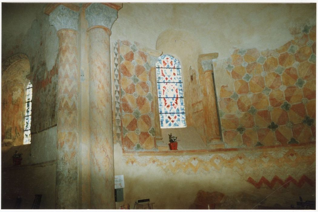 peinture monumentale du croisillon sud, vue partielle