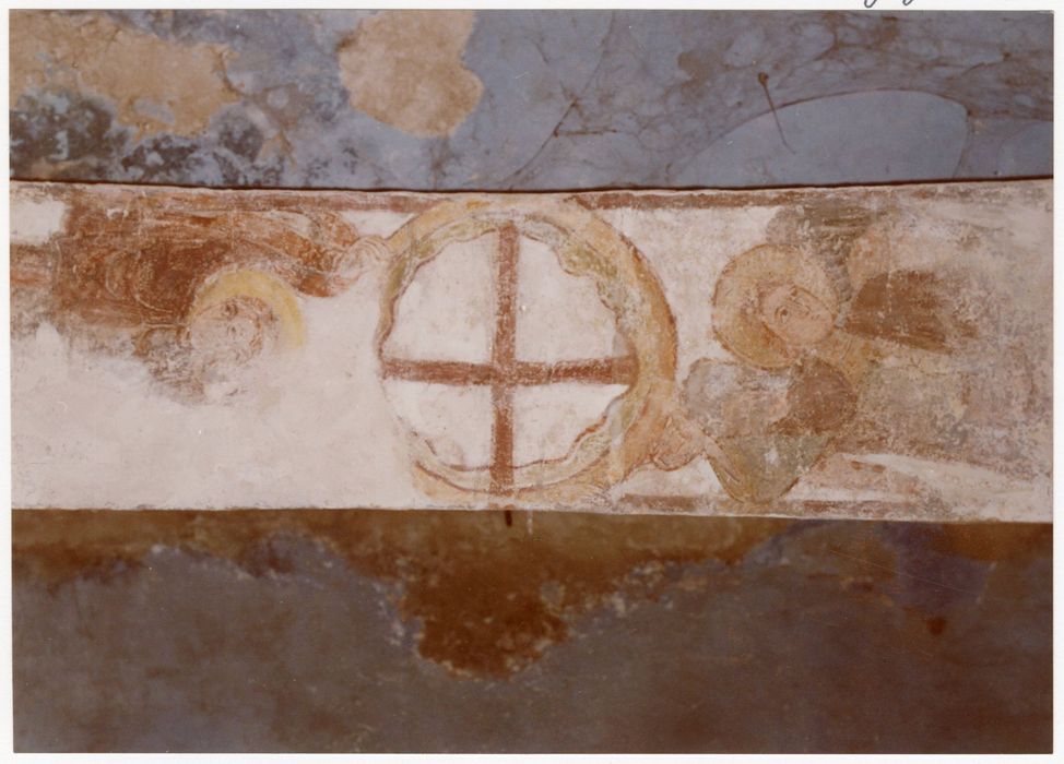 peinture monumentale de l’intrados de l’arc doubleau ouest, détail