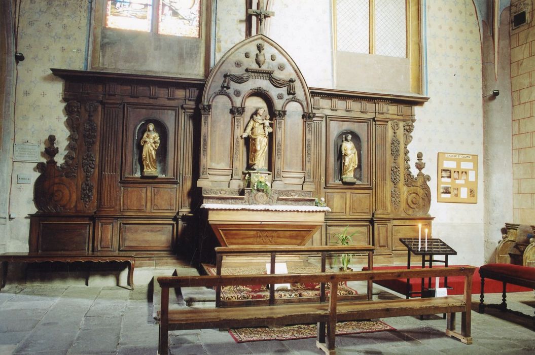 retable de la chapelle de la Vierge
