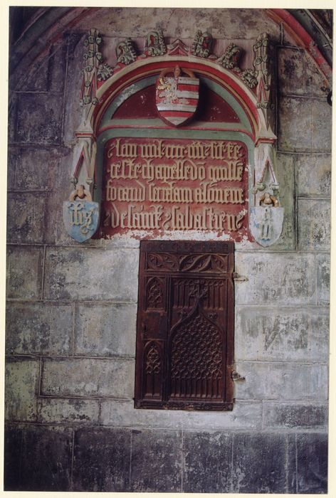 plaque commémorative, vantail