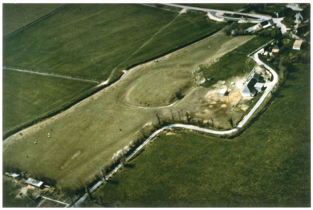 vue aérienne du site