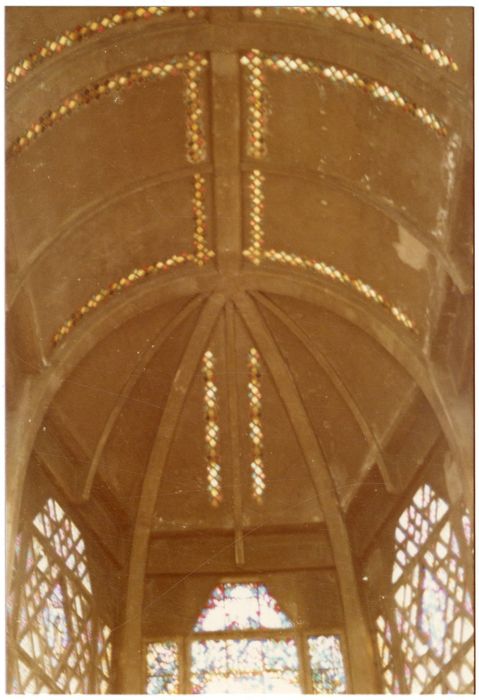 voûtes de la nef et du choeur, vue partielle