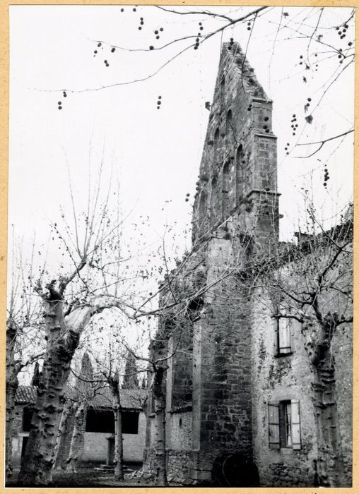 clocher-mur, élévation ouest