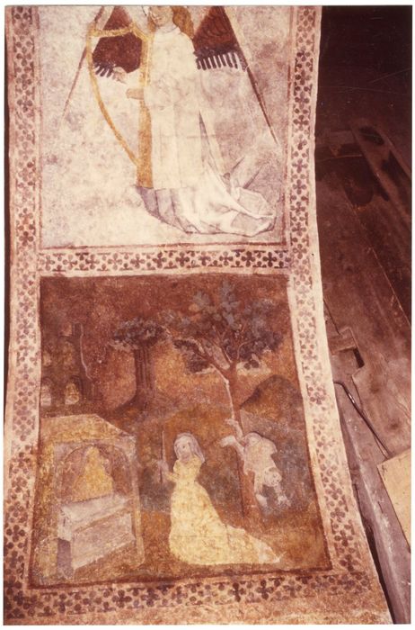 peintures monumentales du porche, vue partielle