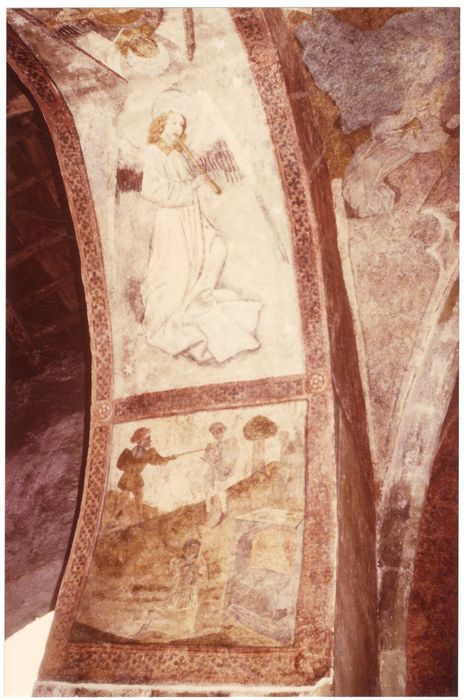 peintures monumentales du porche, vue partielle