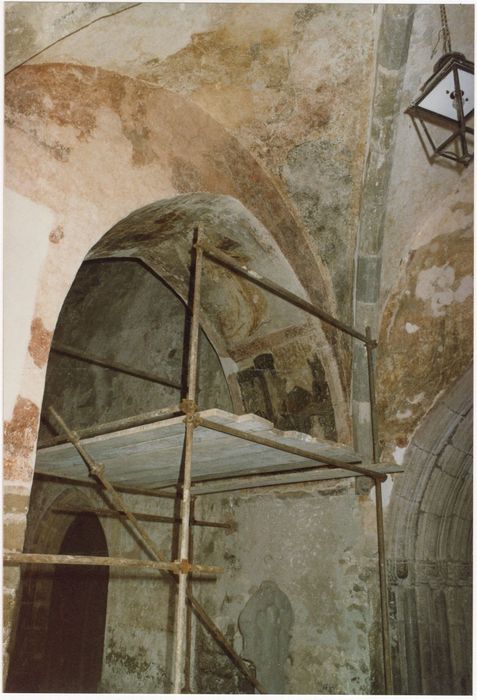 peintures monumentales du porche, vue partielle