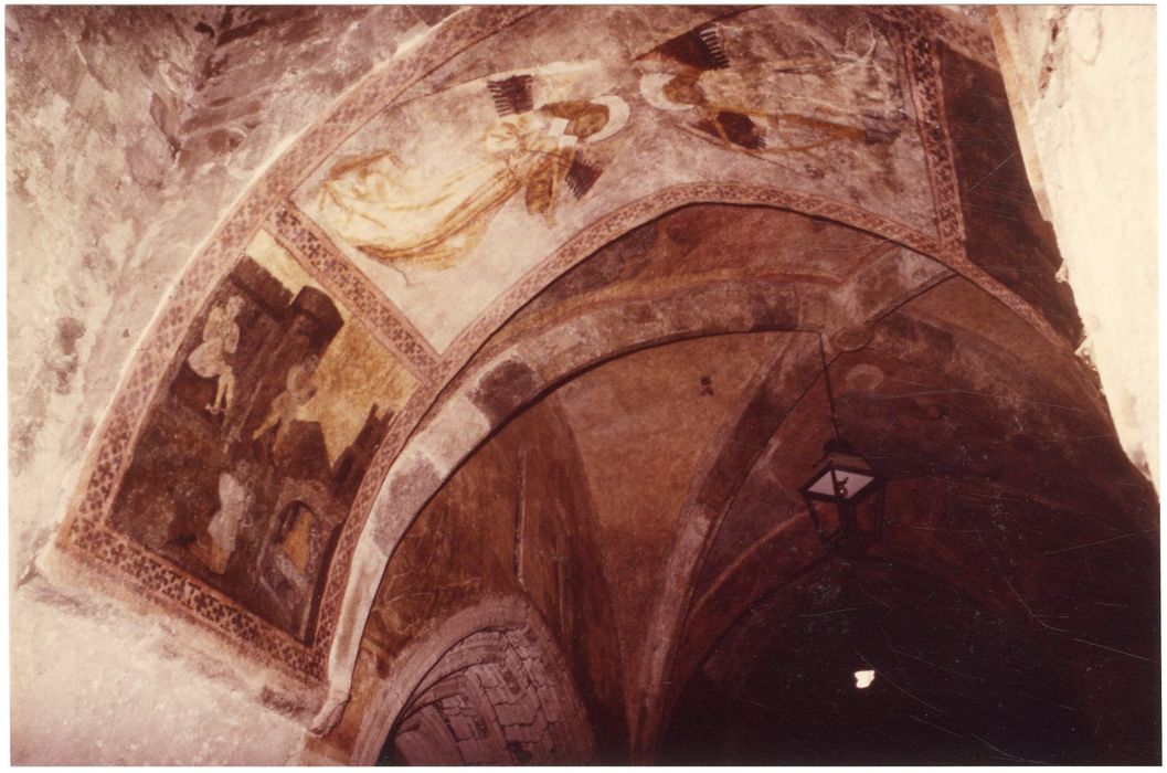 peintures monumentales du porche, vue partielle