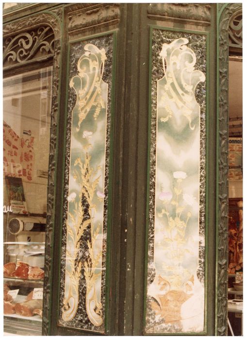 devanture, détail