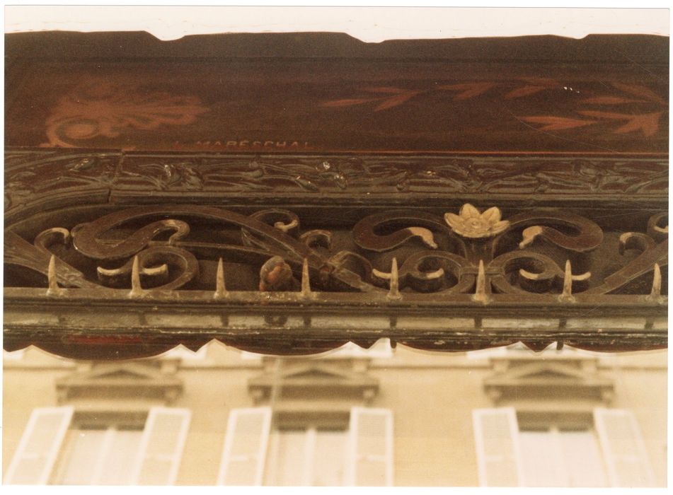 devanture, détail
