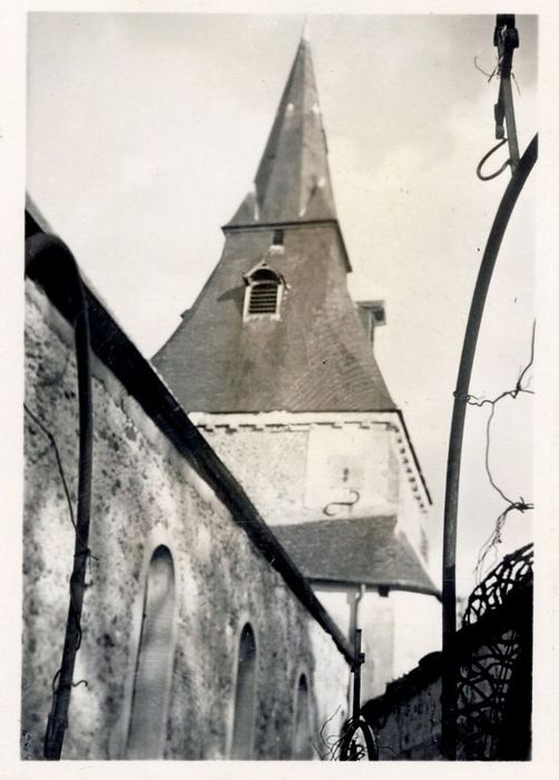 clocher, élévation ouest