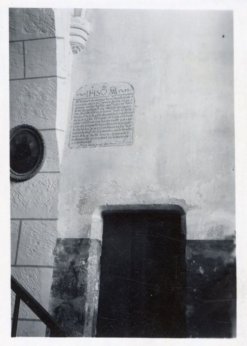 plaque funéraire