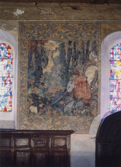 peinture monumentale : Vision de saint Hubert