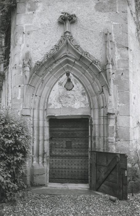 porte d’accès à la tourelle d’escalier