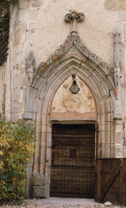 porte d’accès à la tourelle d’escalier