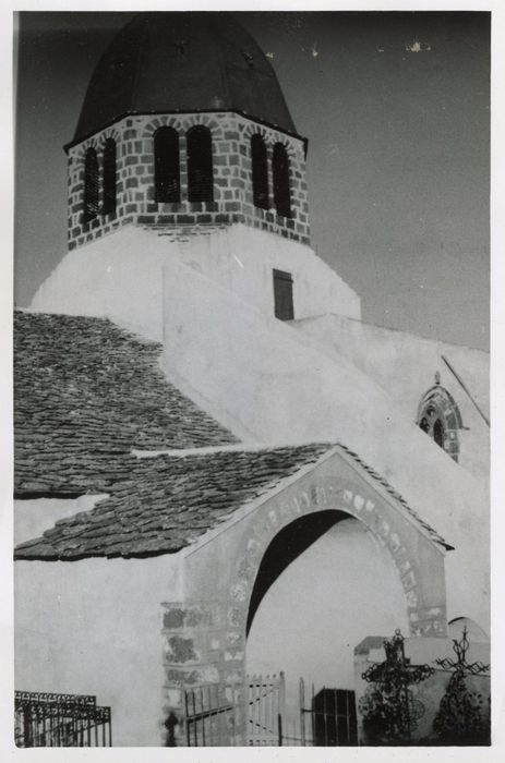 façade latérale sud, vue partielle