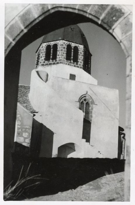 façade latérale sud, vue partielle