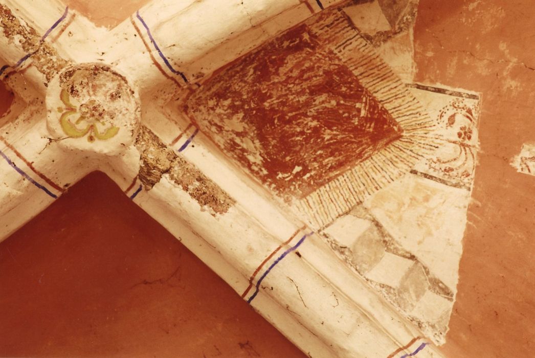nef, peinture monumentale de la voûte (fragment)
