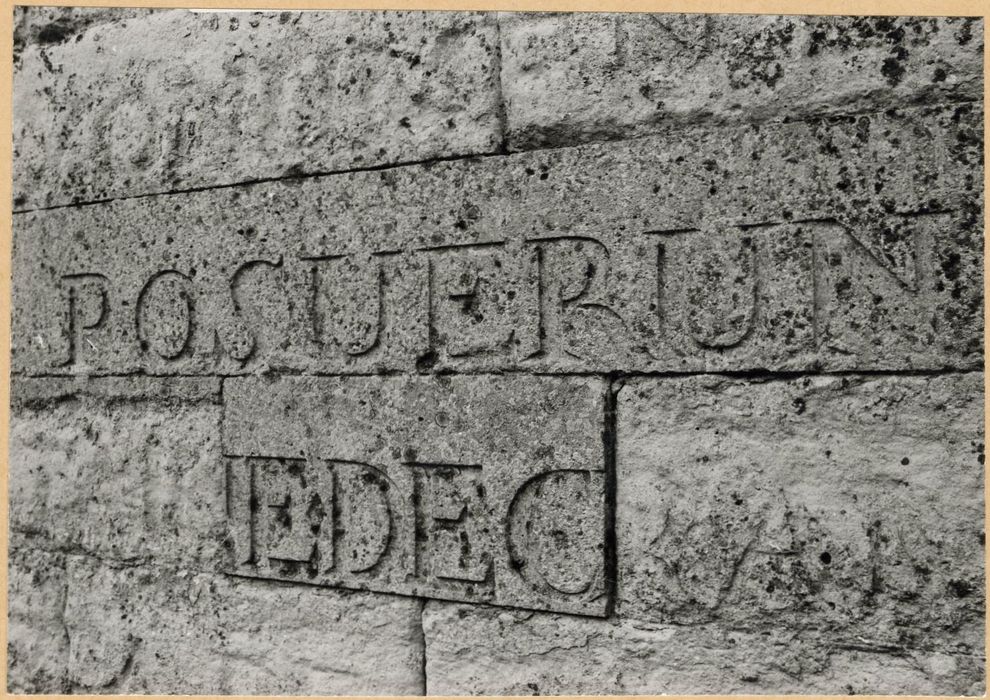 détail de l’inscription