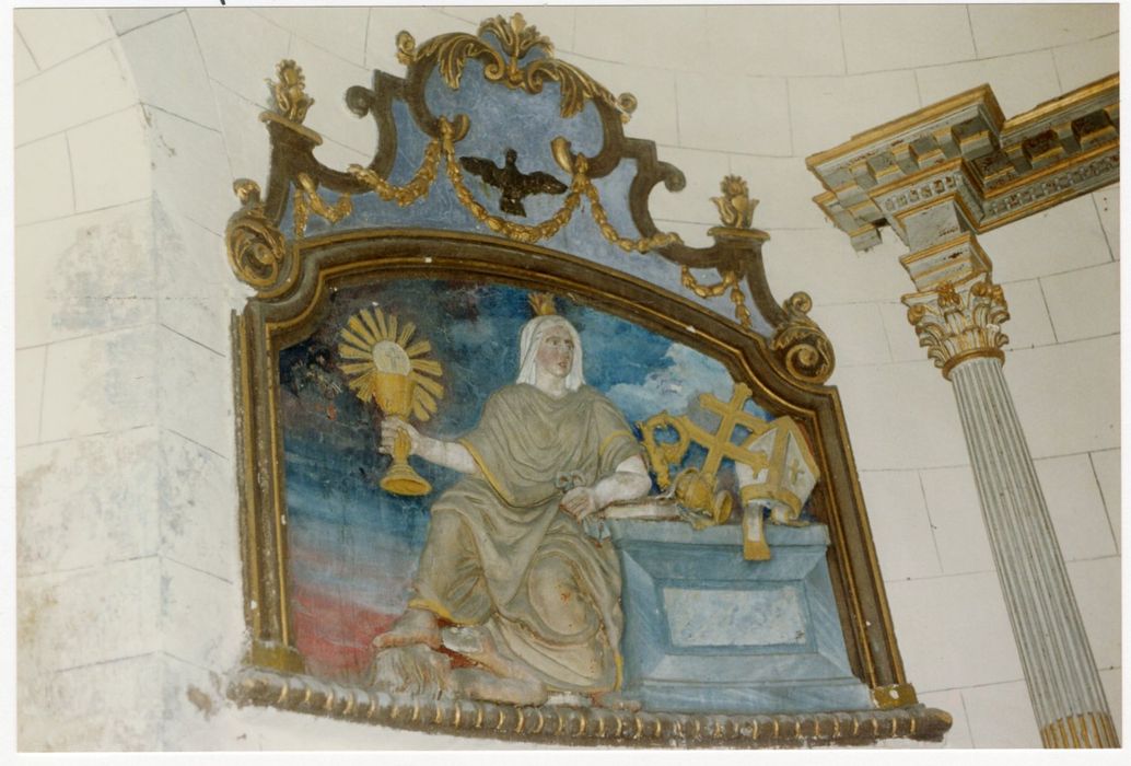 bas-relief : Allégorie de l’Église triomphante de l’église juive